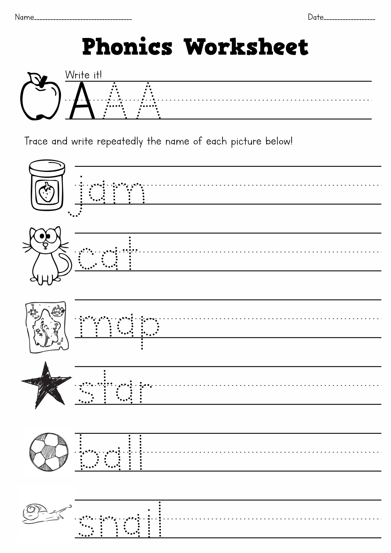Free Printable 1st Grade Worksheets Pdf