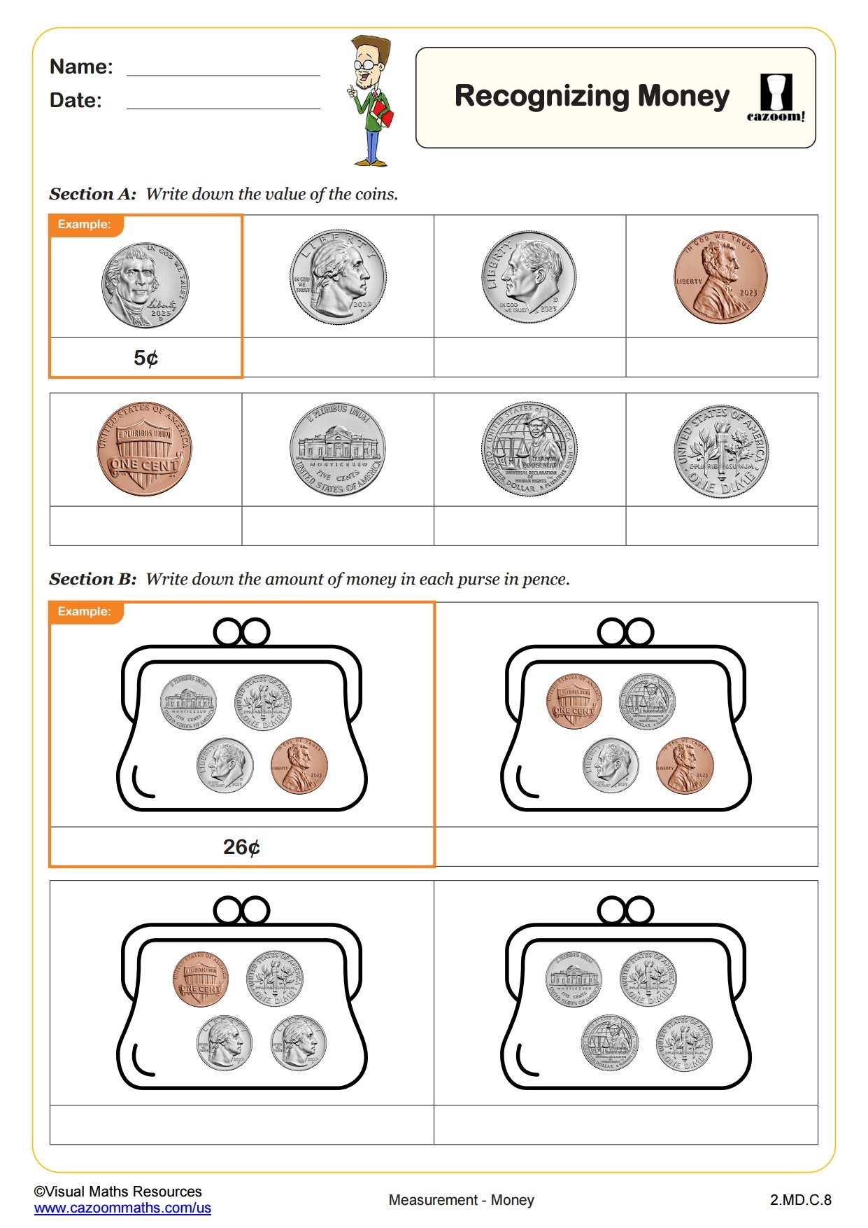 2nd Grade Math Worksheets PDF Free Printable PDF Worksheets