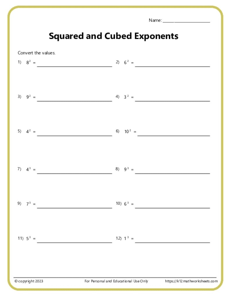 Printable Worksheets For 5th Graders