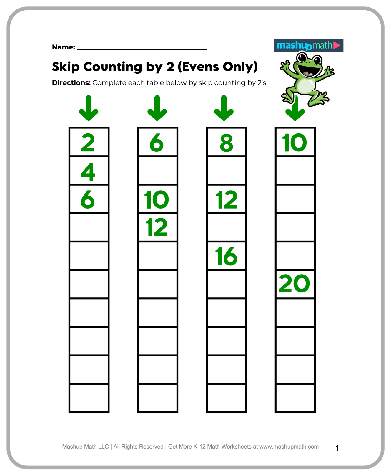 Free Printable Math Worksheets For 2nd Grade