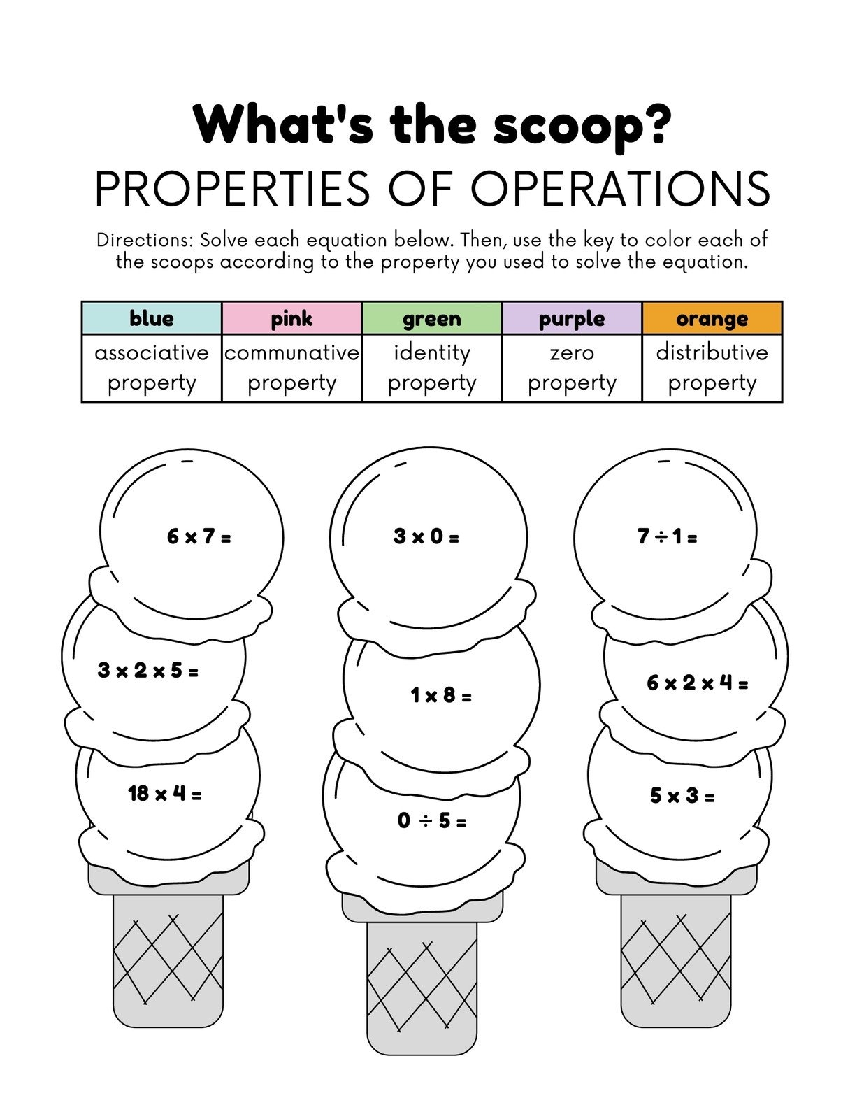 Free 3rd Grade Printable Worksheets