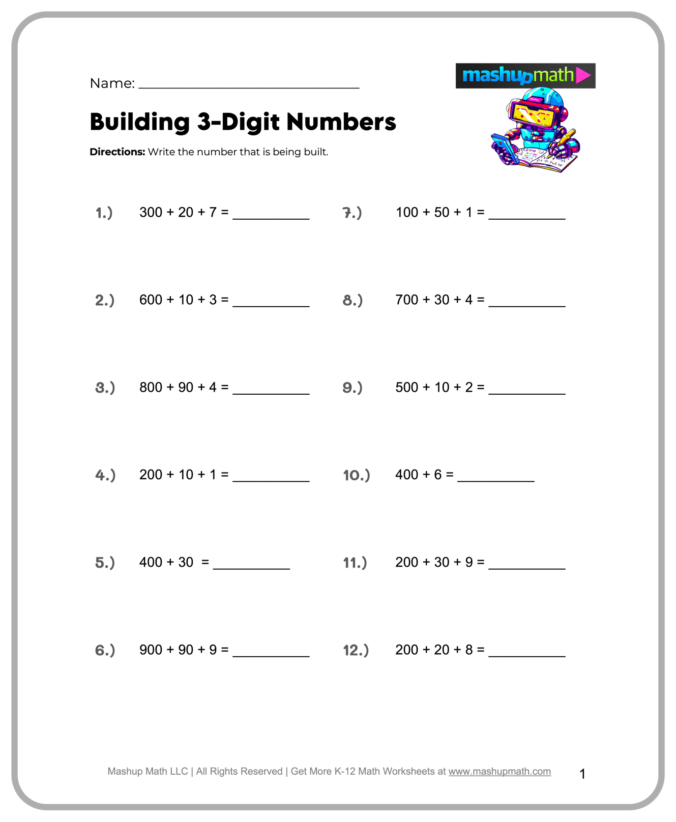 Free Printable Worksheets For 4th Grade