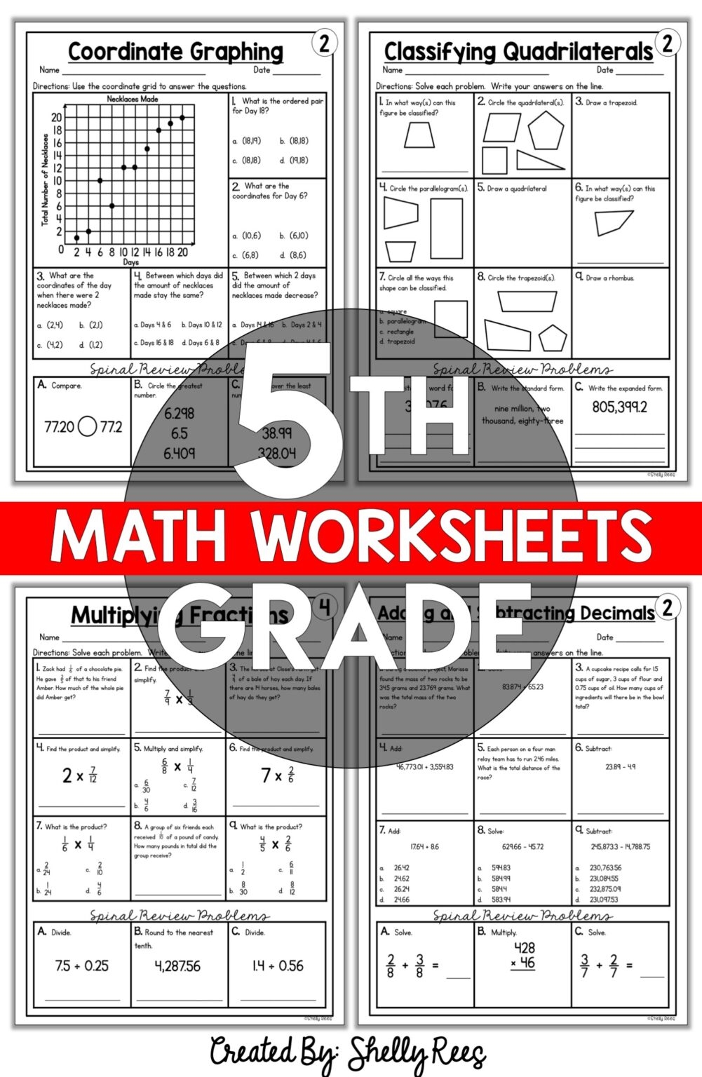 Free Printable Worksheets For 5th Grade