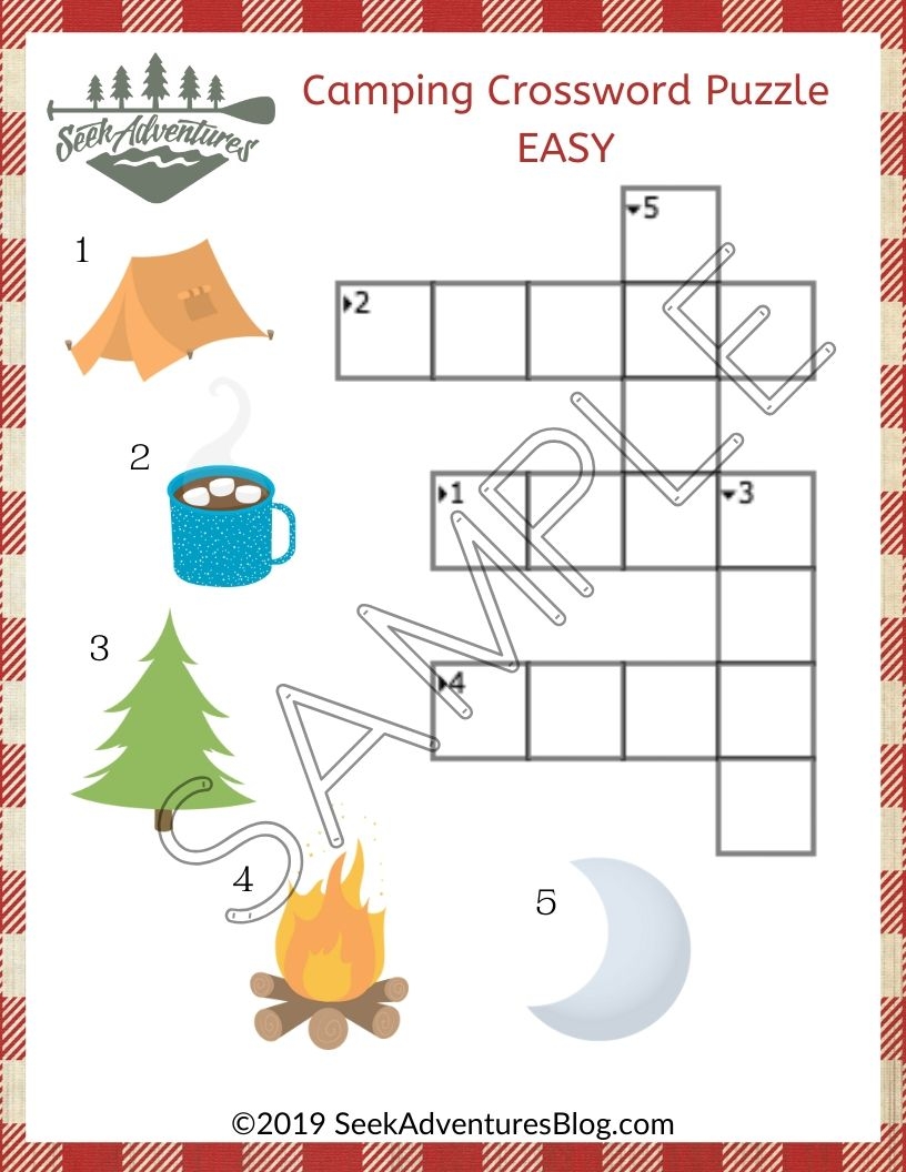 Math Camping Worksheets Printable