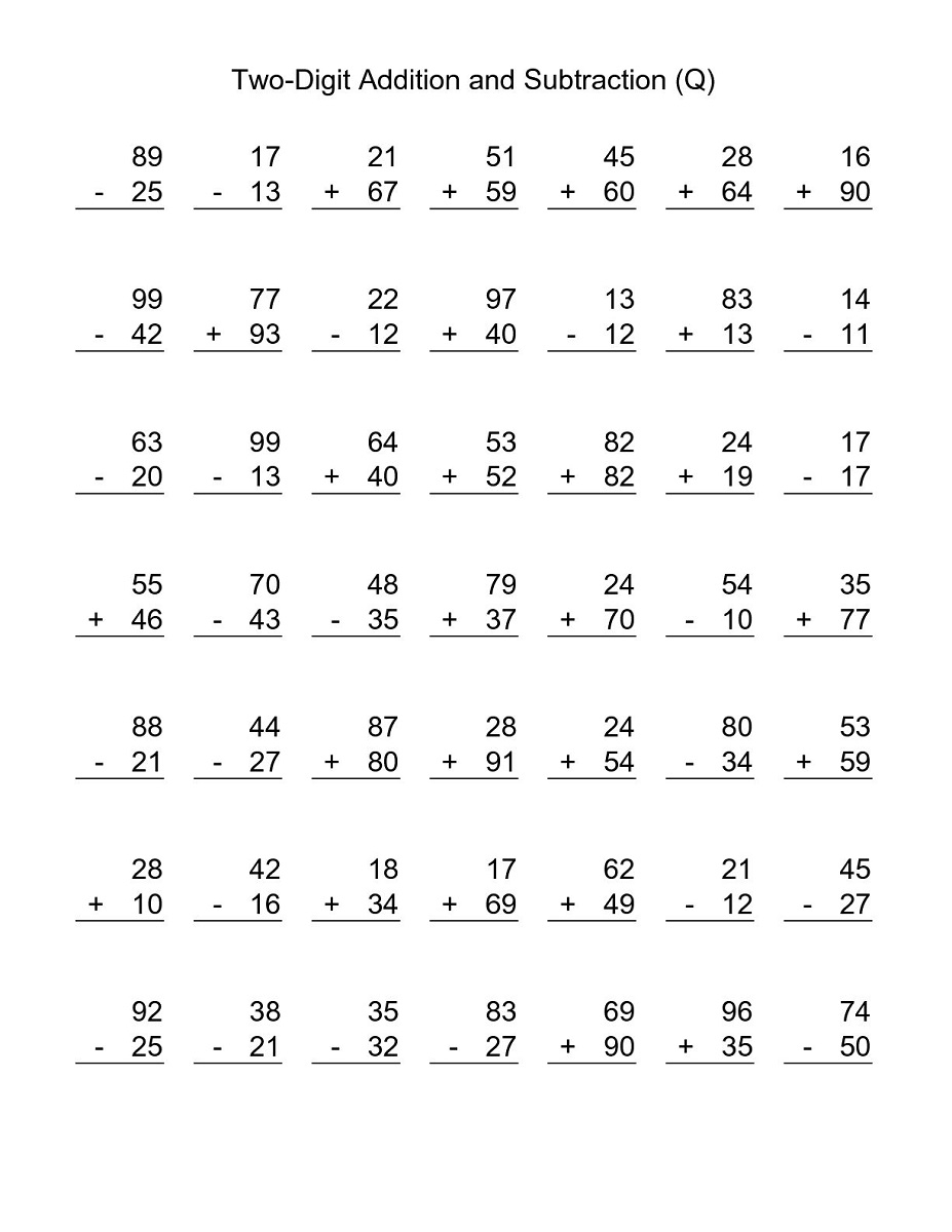 Math Worksheets For 3Rd Graders Printable Worksheets Library