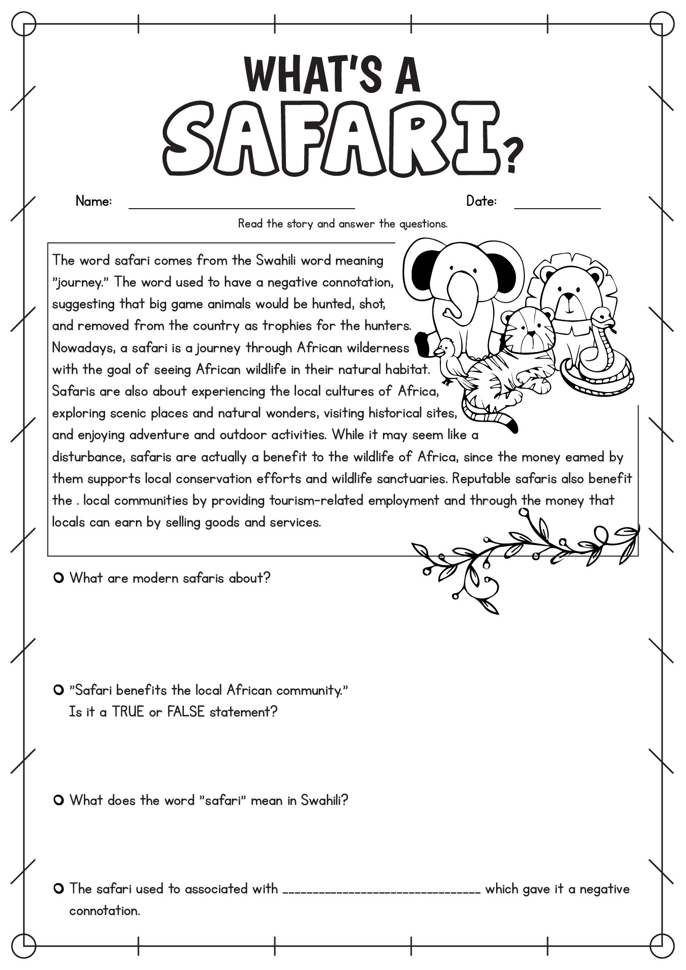 Reading Comprehension Worksheet Follow The Recipe Worksheets Library