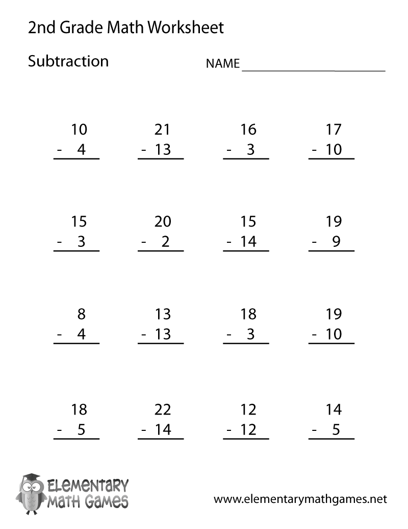 Free Printable Worksheets For 2nd Grade
