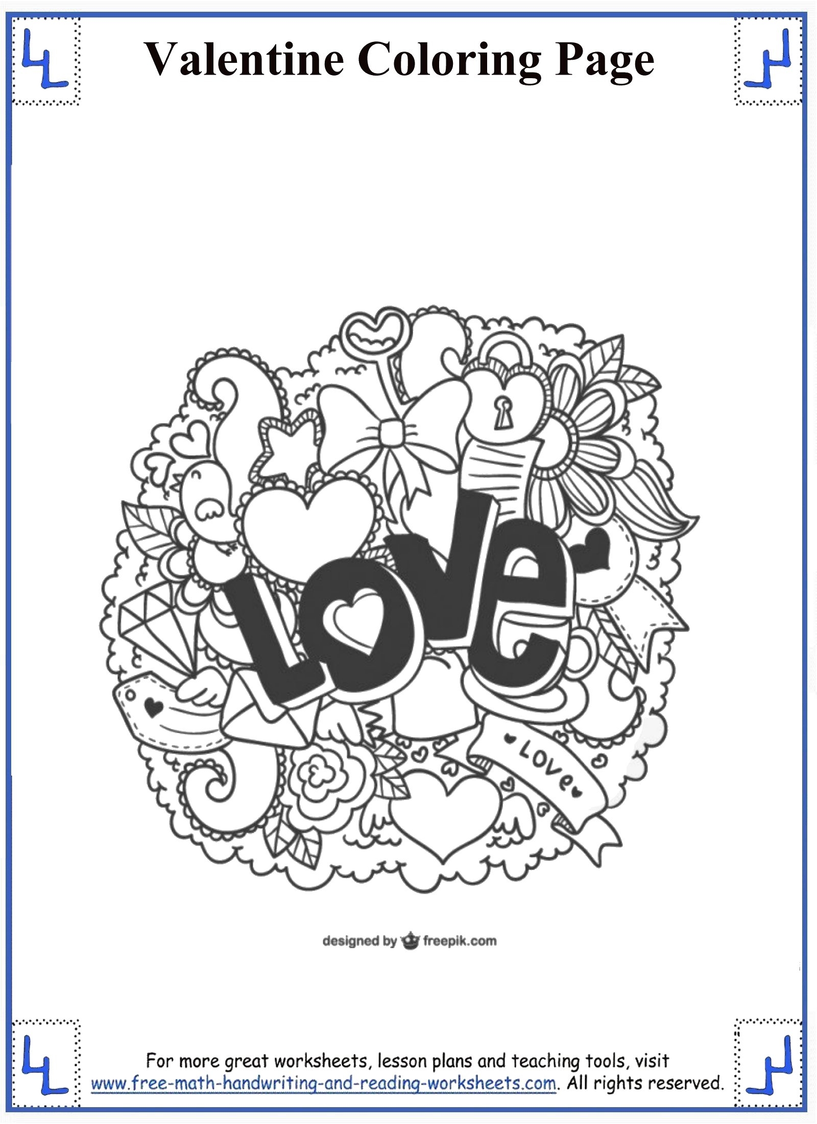Free Printable Valentine's Day Math Worksheets