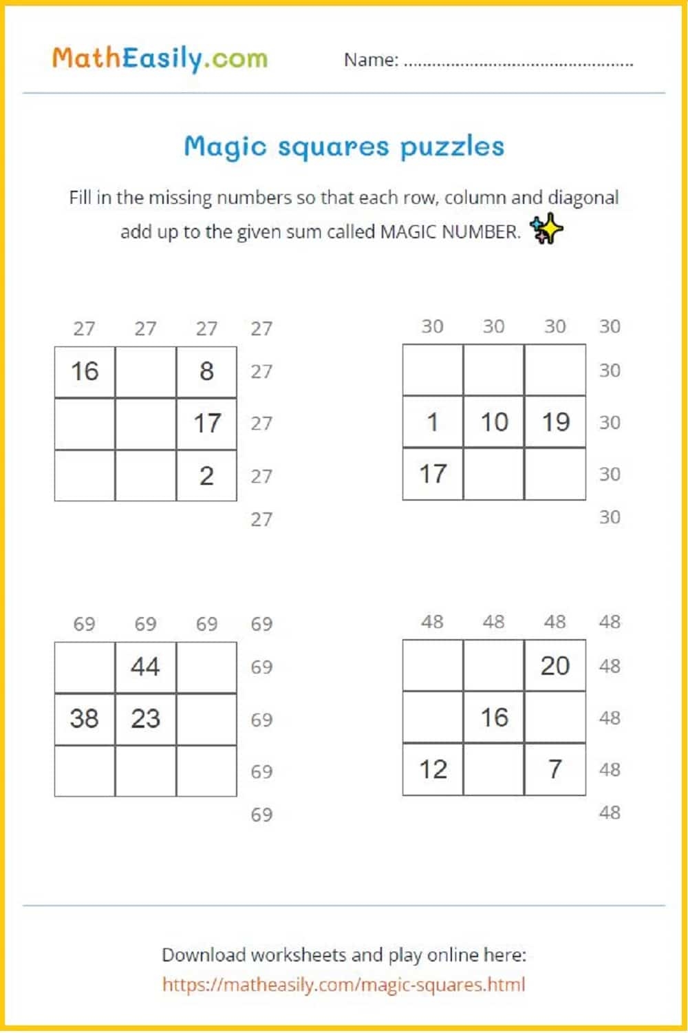100 Free Math Games For Grade 4 ONLINE Printable