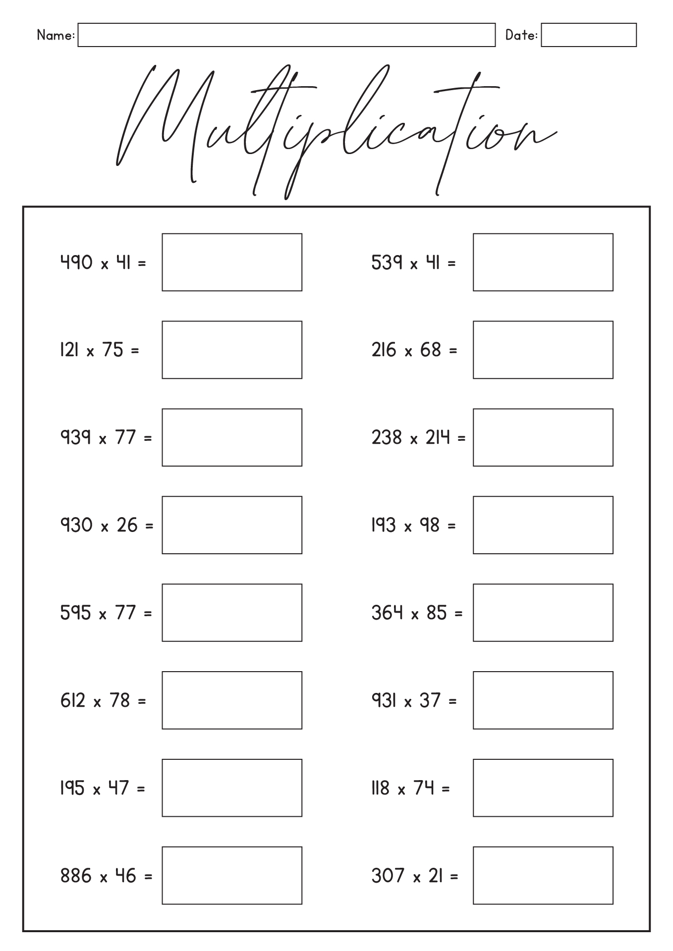11 Math Practice Worksheet Grade 6 Free PDF At Worksheeto