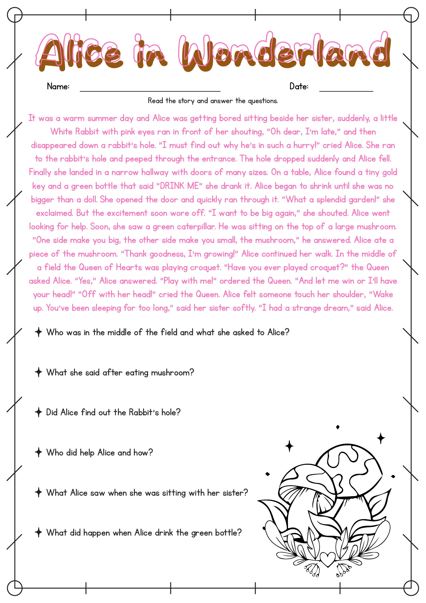 15 Fourth Grade Reading Comp Worksheets Free PDF At Worksheeto Worksheets Library