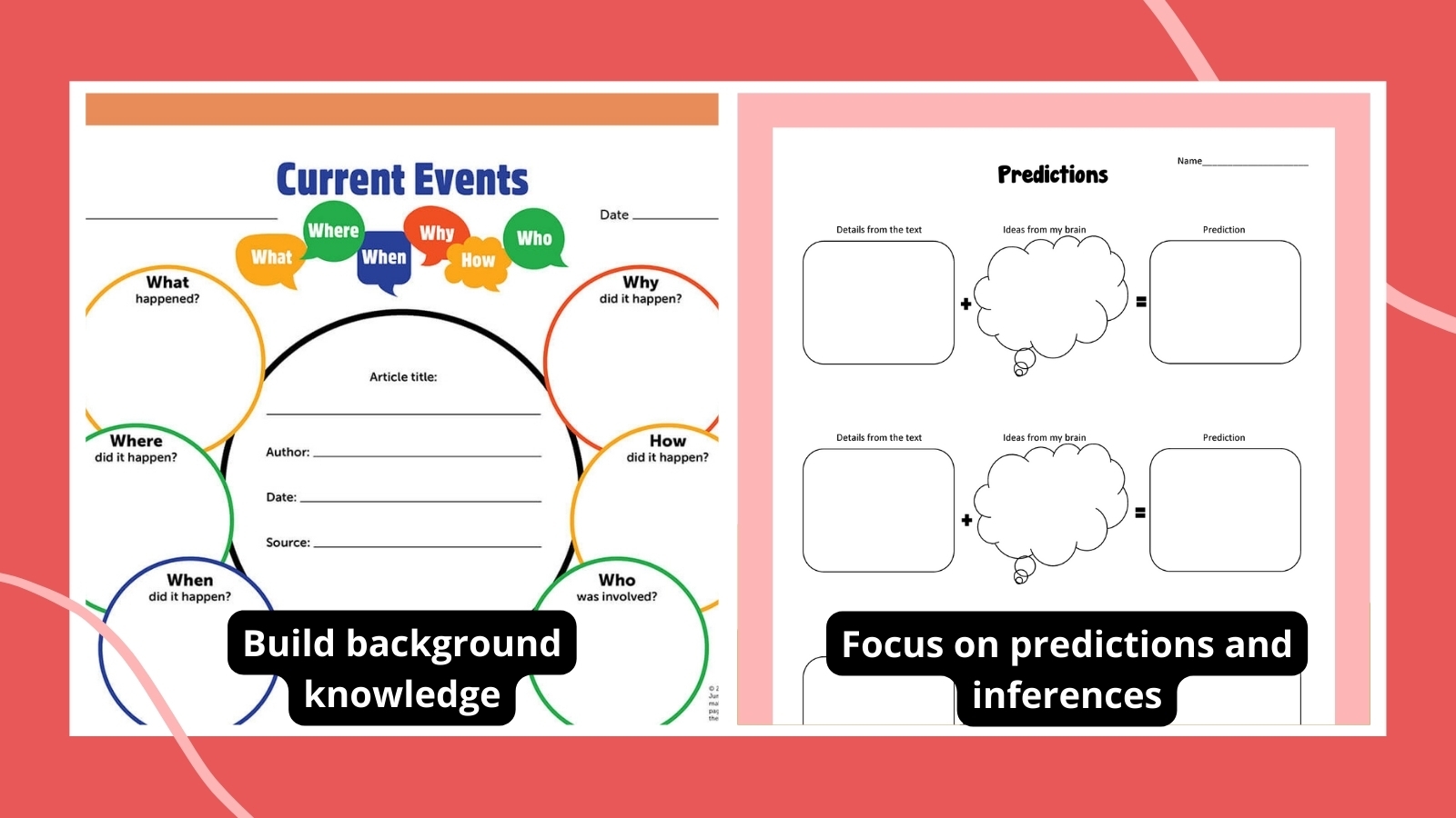Reading And Writing Worksheets For 3rd Grade