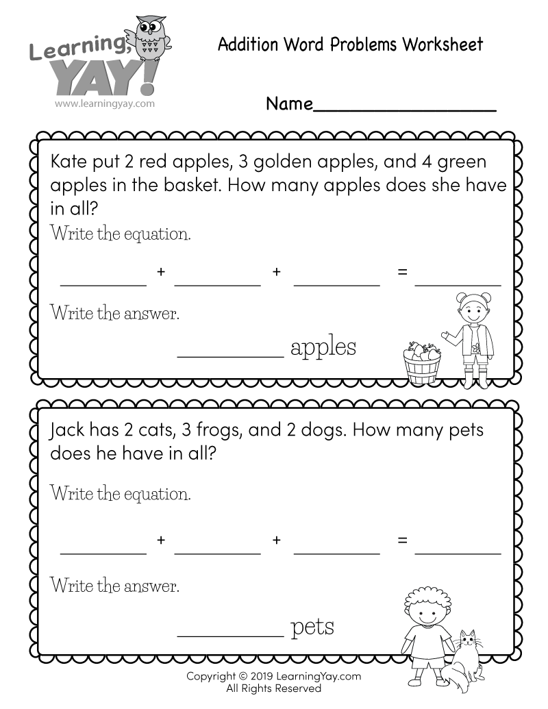 1st Grade Math Worksheets Free Printables 