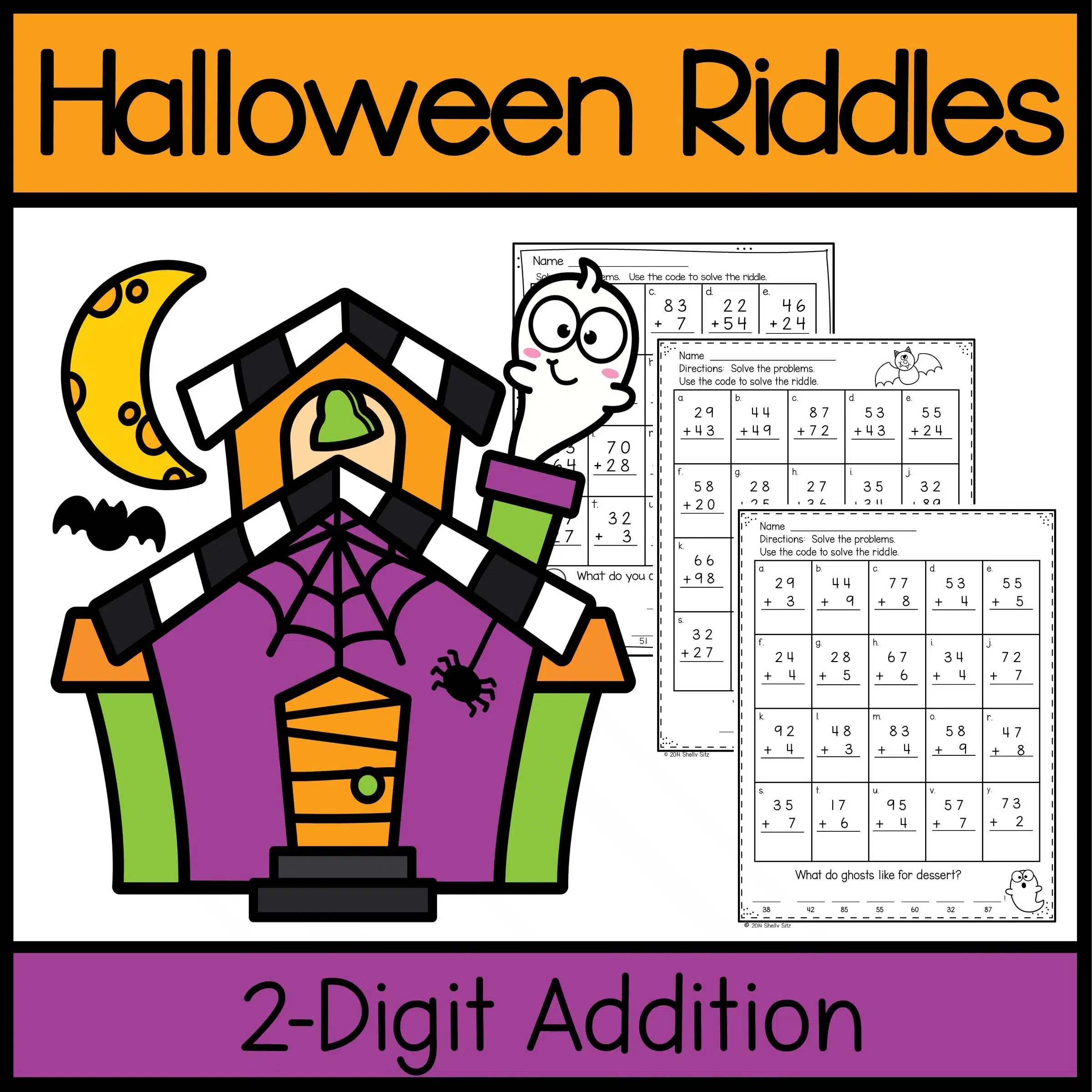Halloween Math Worksheets 1st Grade