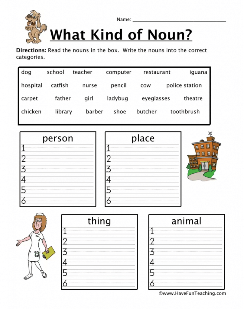 23 First Grade Grammar Worksheets That Teach The Basics The Teach Simple Blog