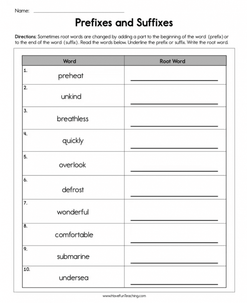 23 First Grade Grammar Worksheets That Teach The Basics The Teach Simple Blog