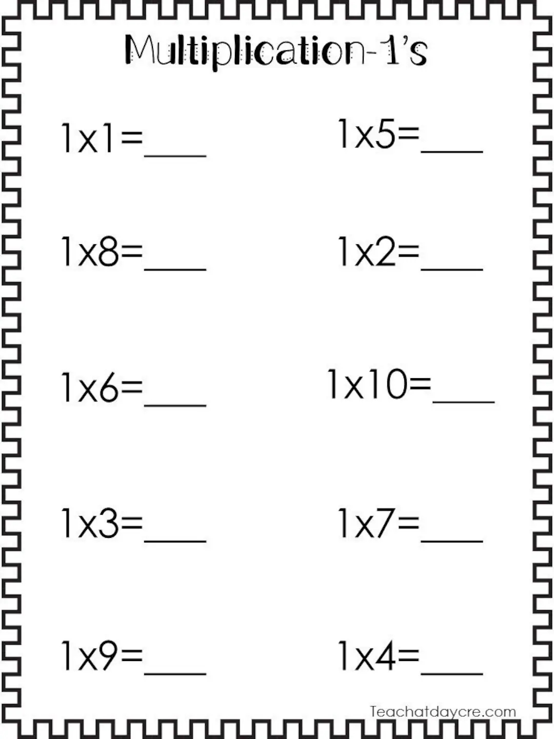 Printable Math Worksheets Free Adults
