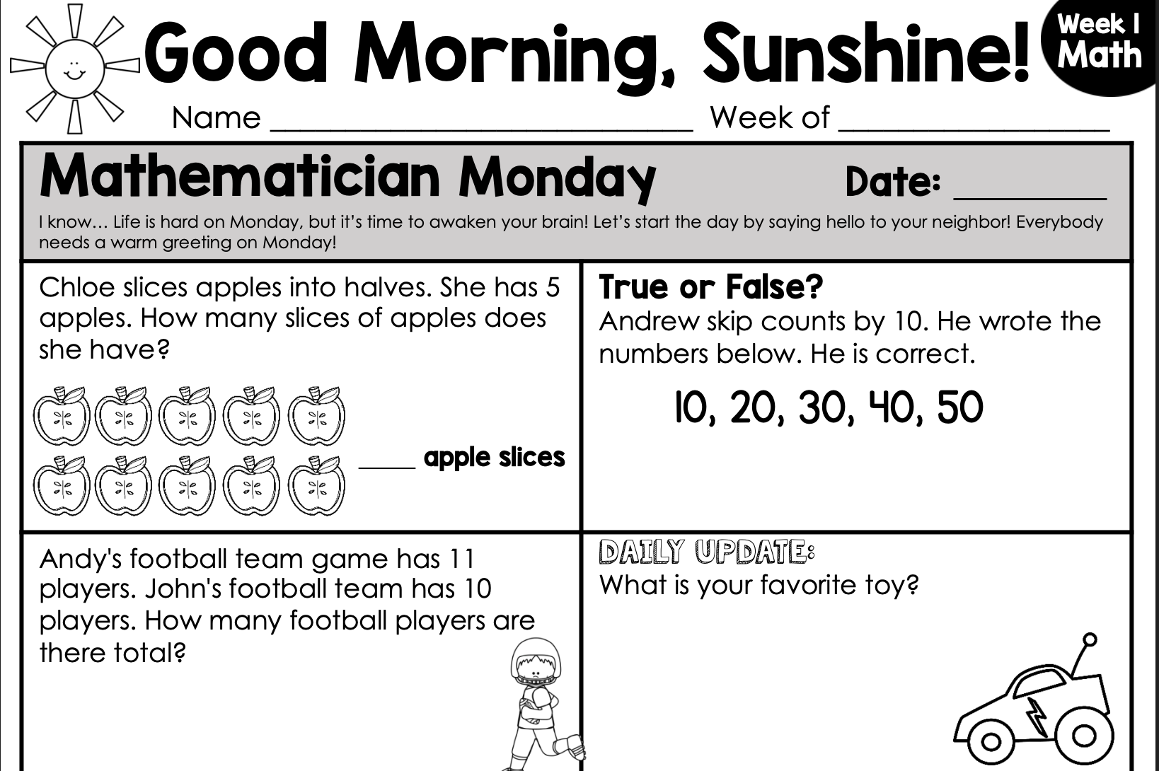 Free Printable 2nd Grade Worksheets For Kids