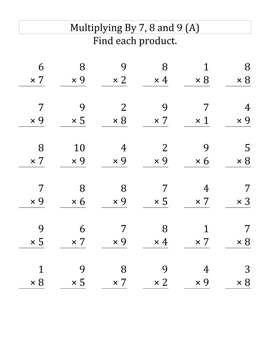 3rd Grade Math Worksheets Worksheets Library