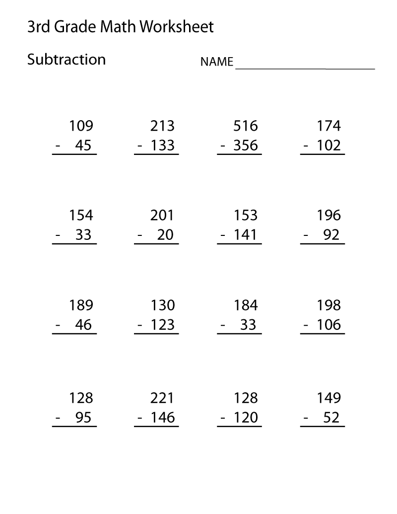 3rd Grade Printable Worksheets 99Worksheets Worksheets Library