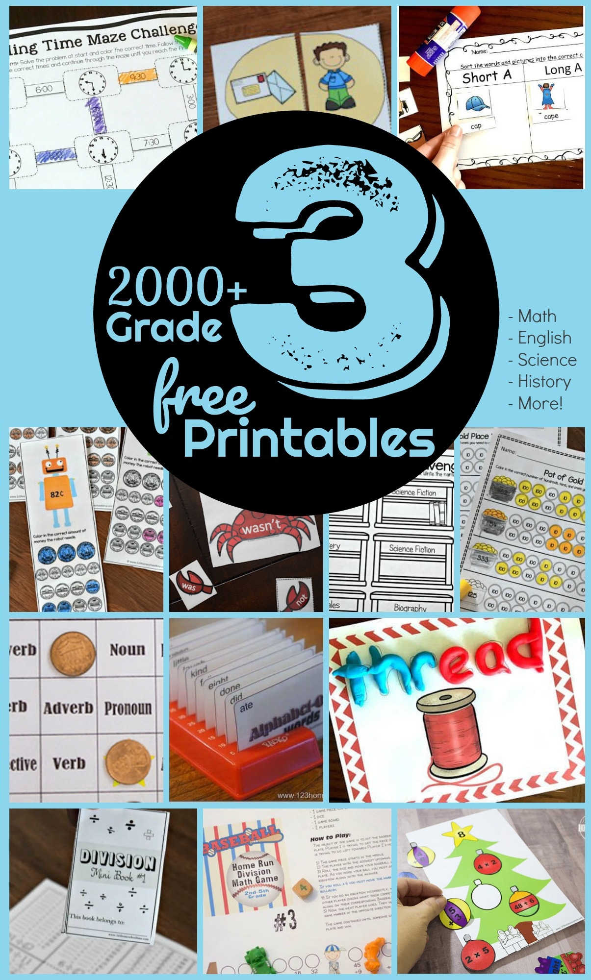 3rd Grade Worksheets Games 123 Homeschool 4 Me