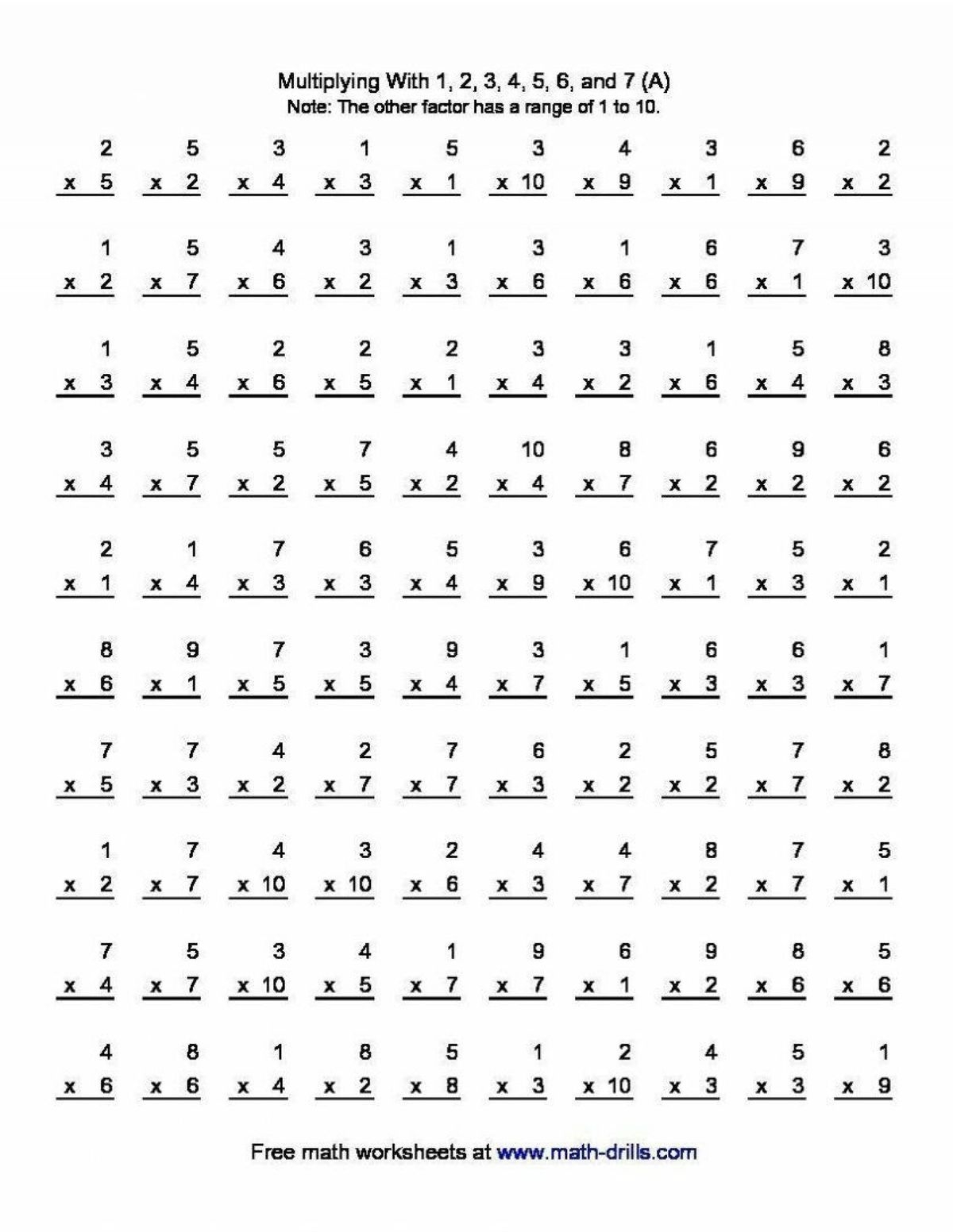 Printable Math Worksheets 3rd Grade Free