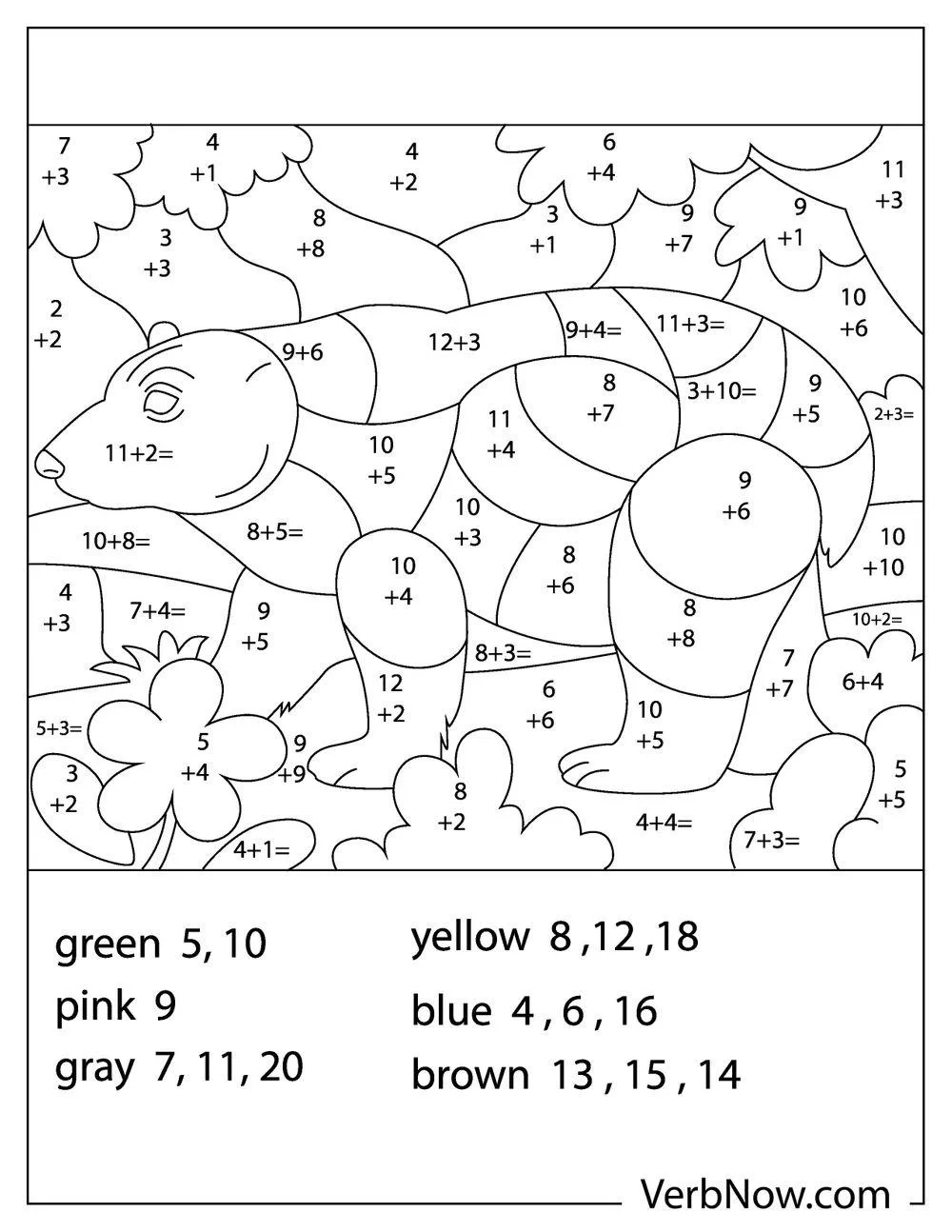 42 Free MATH Coloring Pages Printable PDF 