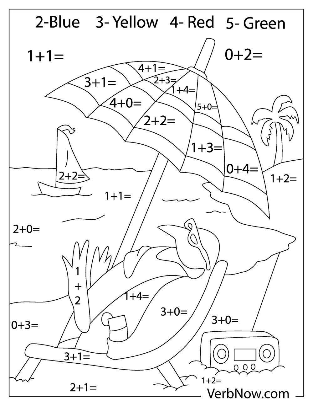 Math Coloring Pages Printable
