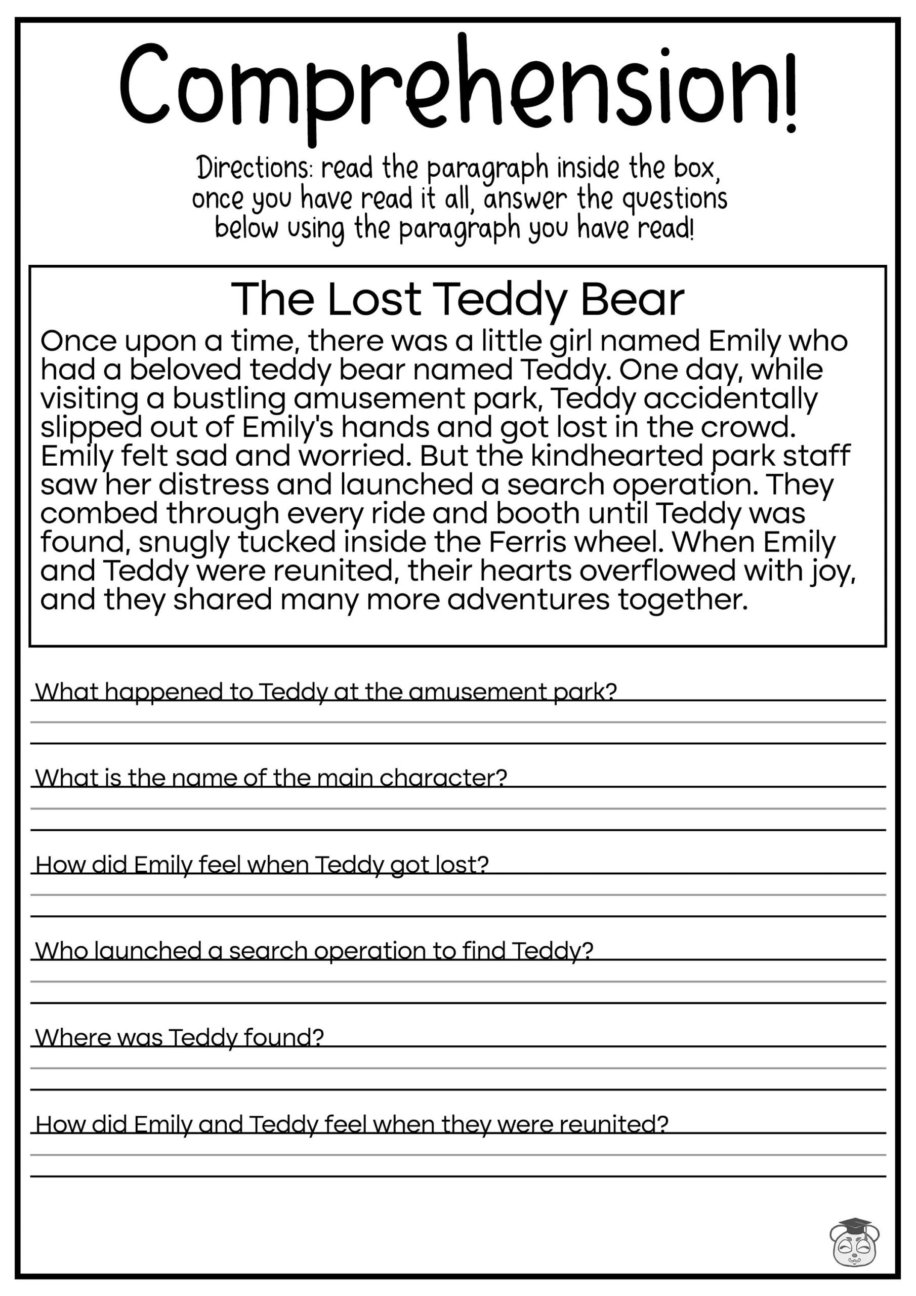5th Grade Reading Worksheets Printable Free