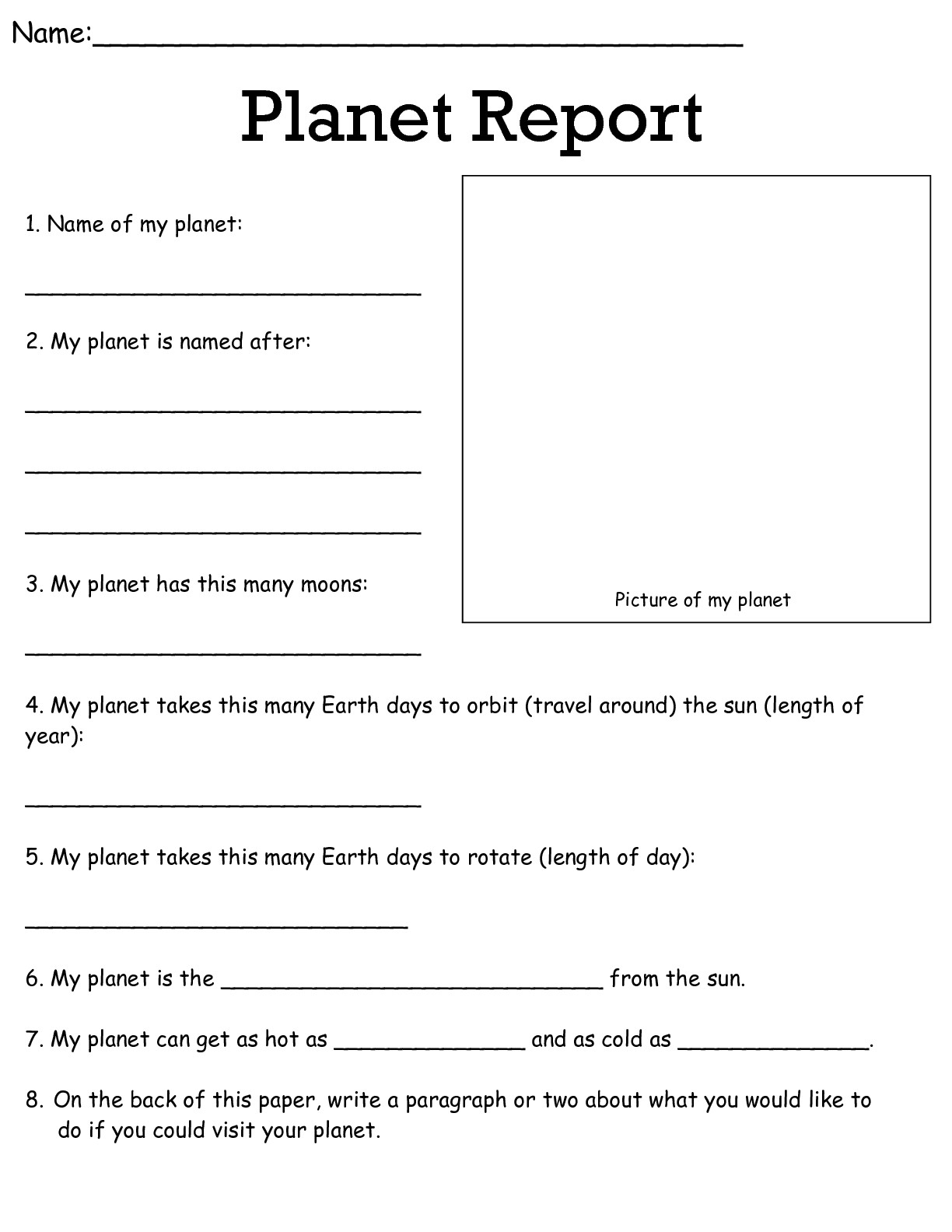 5 Science Worksheets For Students Examples
