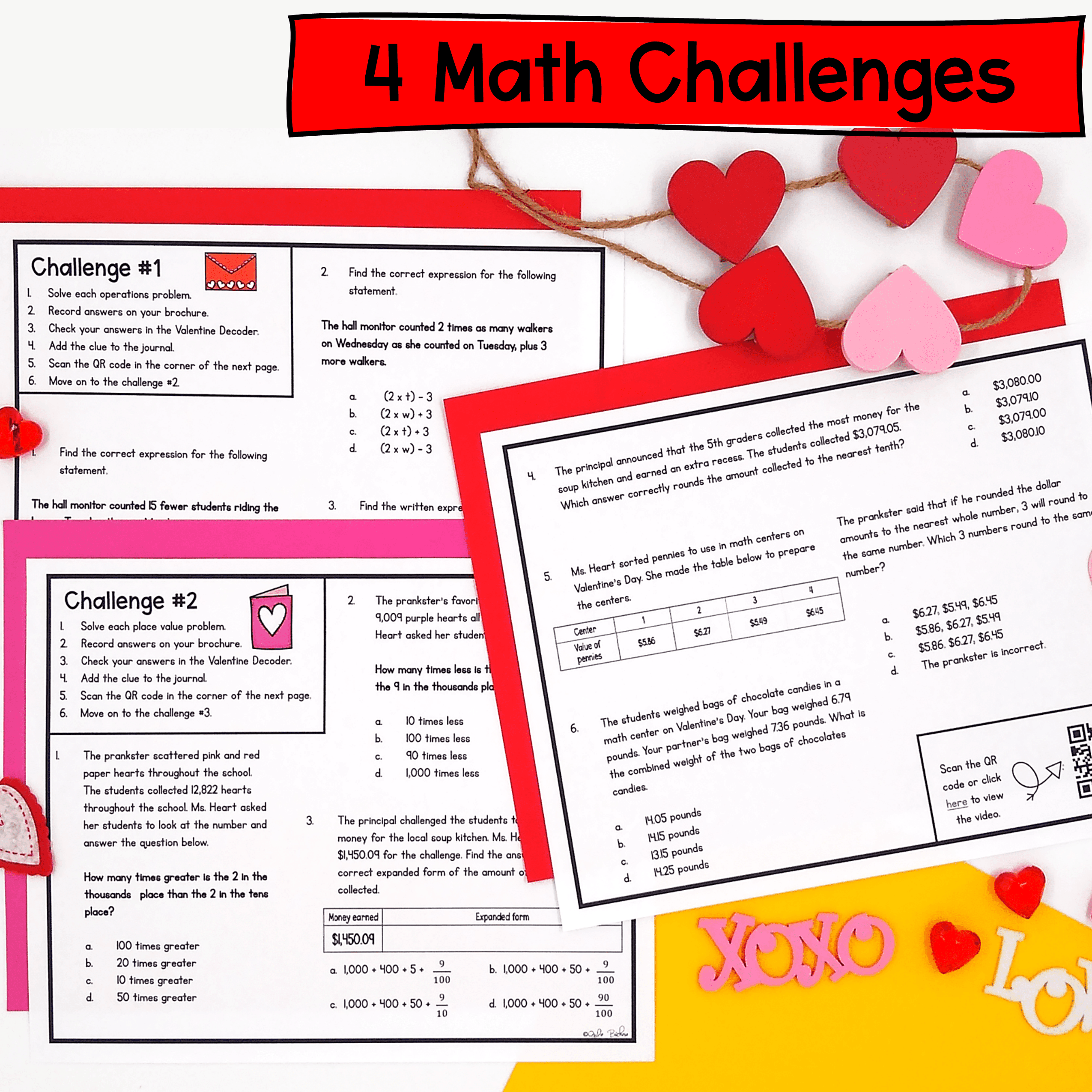 5th Grade Printable Worksheets Math Free