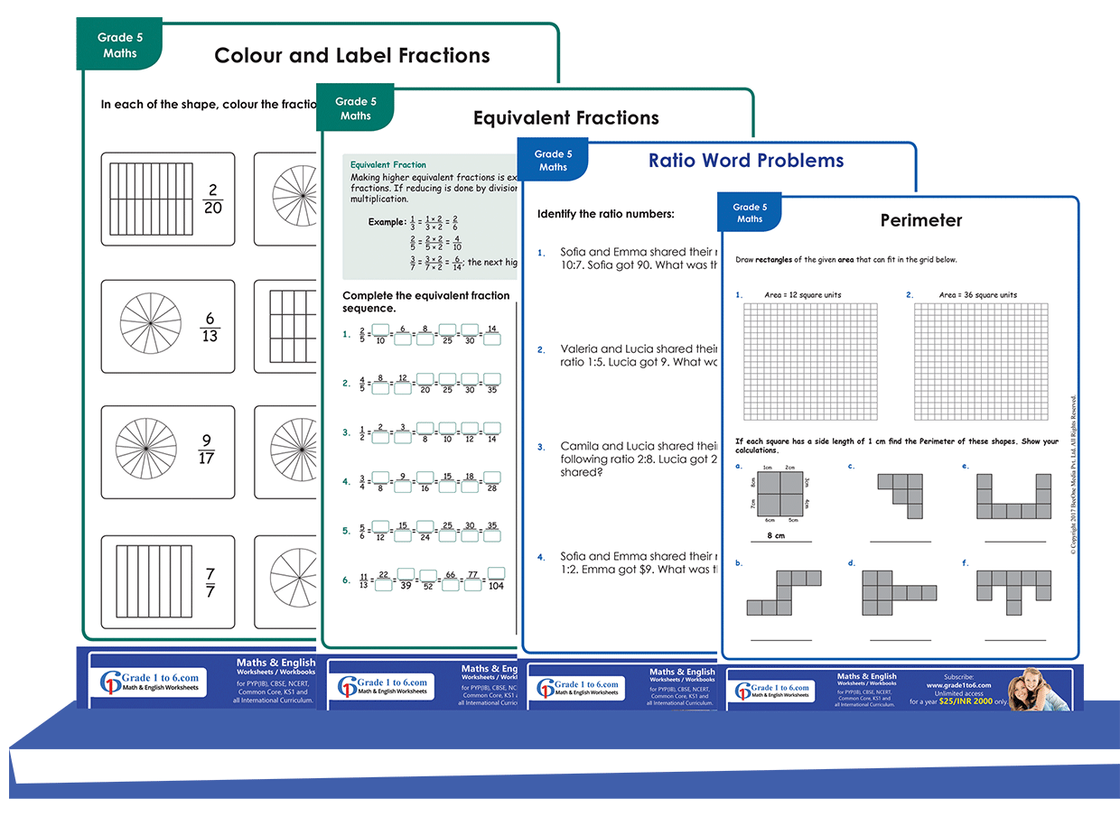 5th Grade Math Worksheets