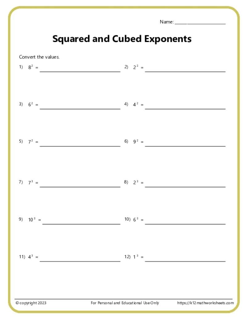 Worksheets For 6th Graders Printable Free