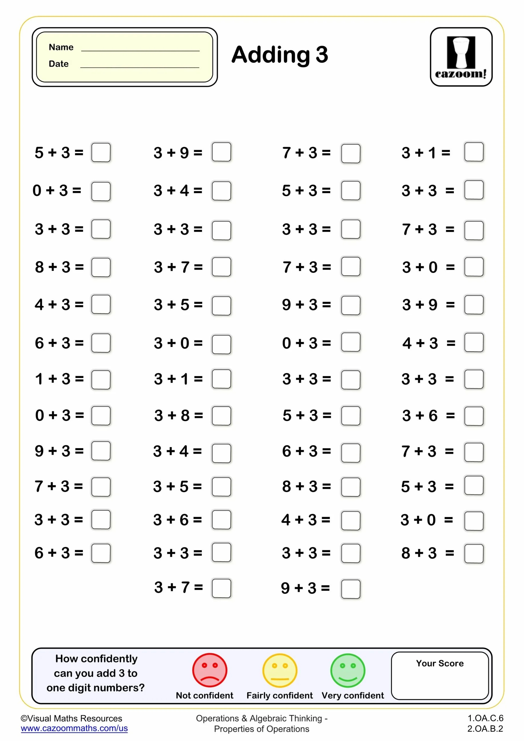 First Grade Math Worksheets Printable Packets