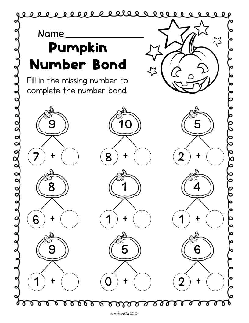 Addition And Subtraction Within 10 Halloween Addition And Subtraction Made By Teachers