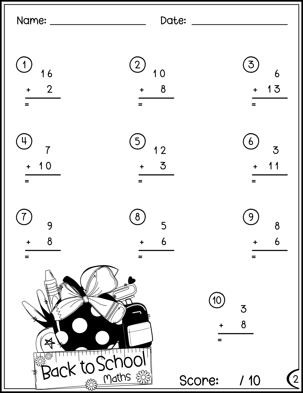 Addition Within 20 Worksheets EYFS KS1 Maths Activities Teaching Resources