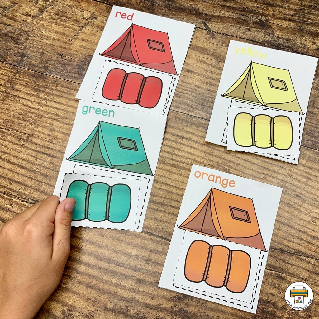 Camping Preschool Activity Pack