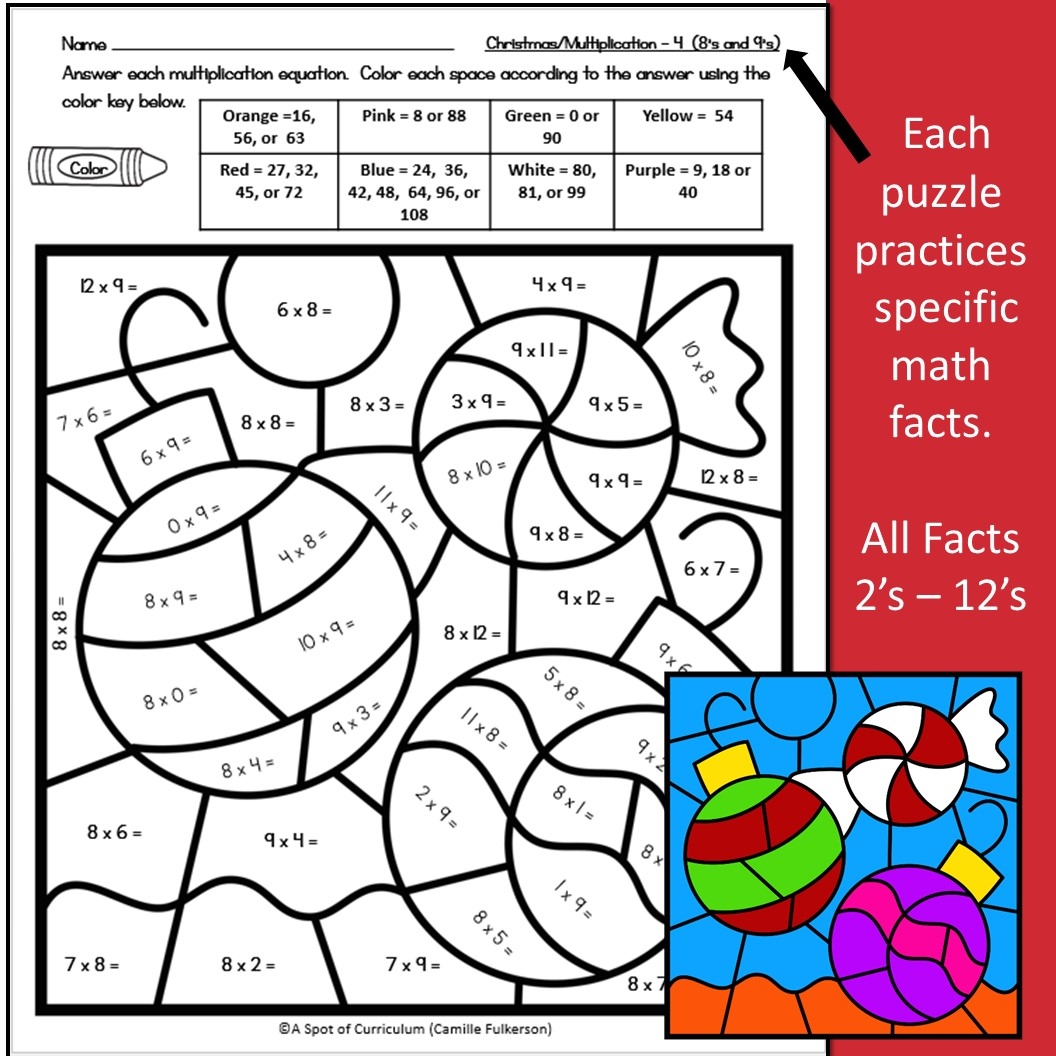 Math Sheet Coloring Sheet