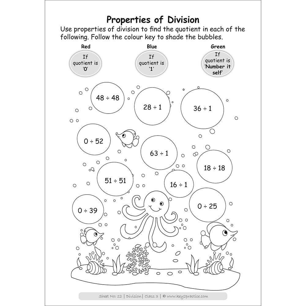 Maths Worksheet On Division