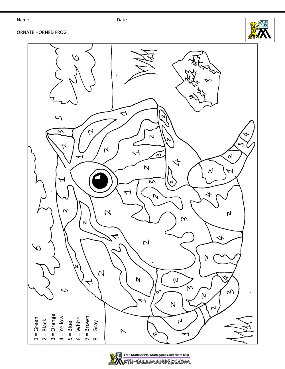 3rd Grade Math Coloring Worksheets Printable