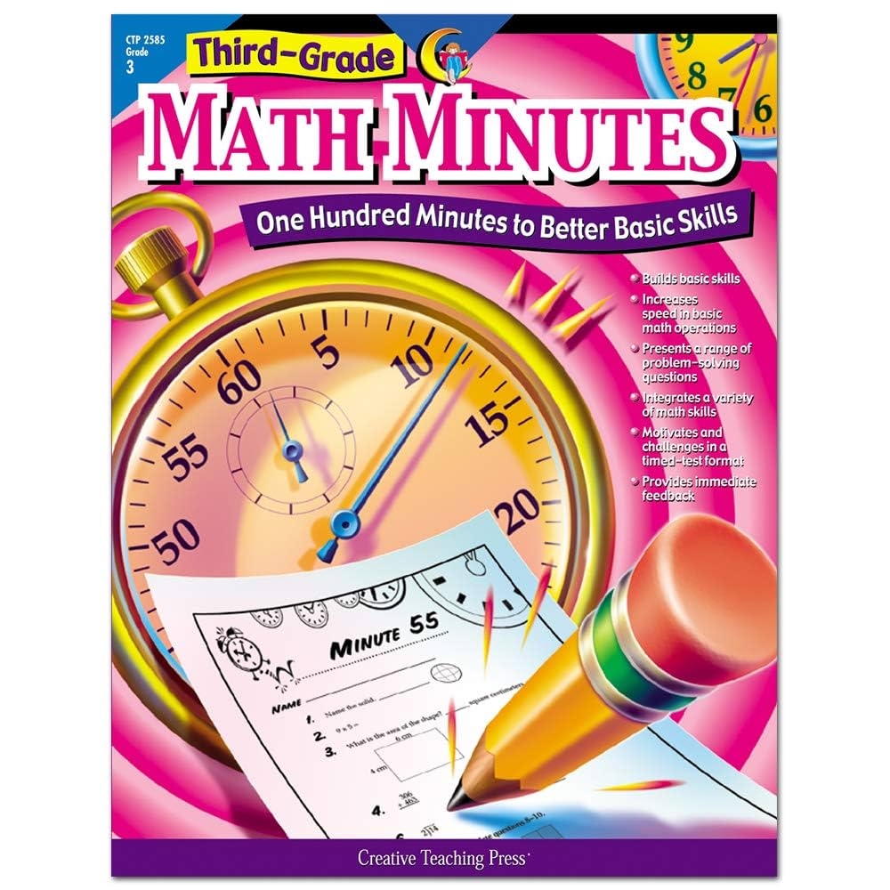 Creative Teaching Press Math Minutes Book Grade 3 One Hundred Minutes To Better Basic Skills Hults Alaska 7544580293153 Amazon Books