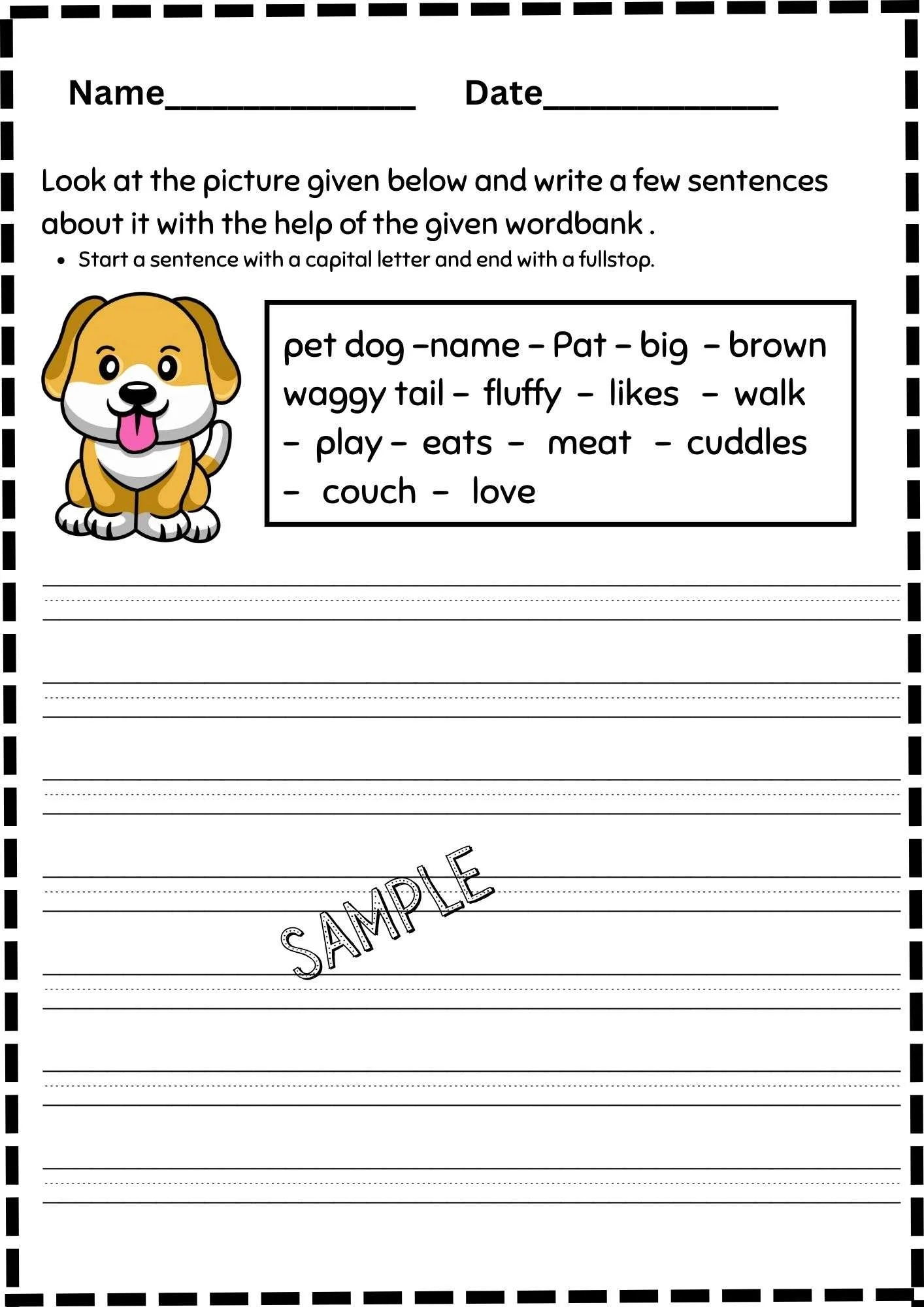 Free Printable Fifth Grade Worksheets Writing