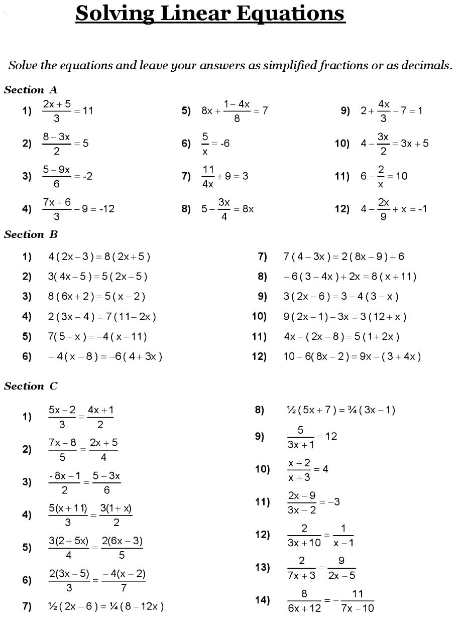 Eighth Grade Math Worksheets Free Printable Beestar Worksheets Library