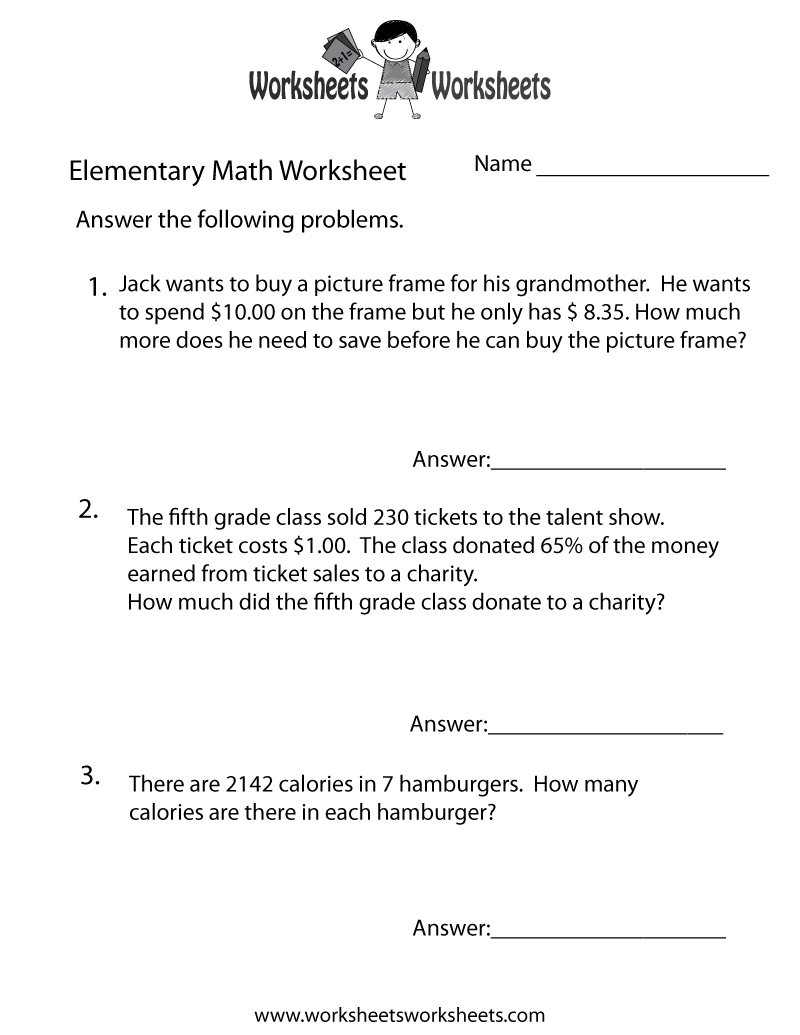 3rd Grade Math Worksheets Printable Free Pdf