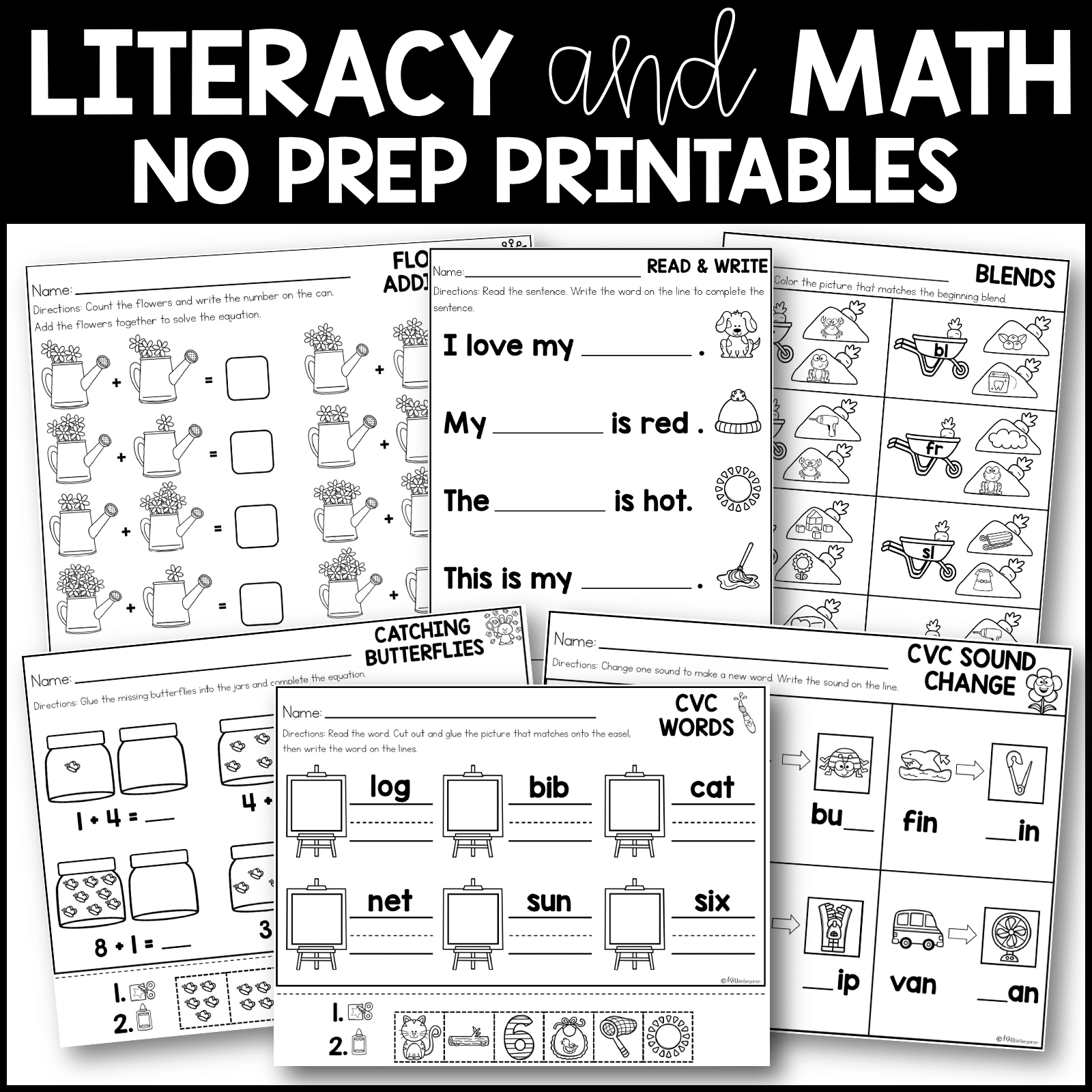 End Of The Year Print And Go Printables Miss Kindergarten