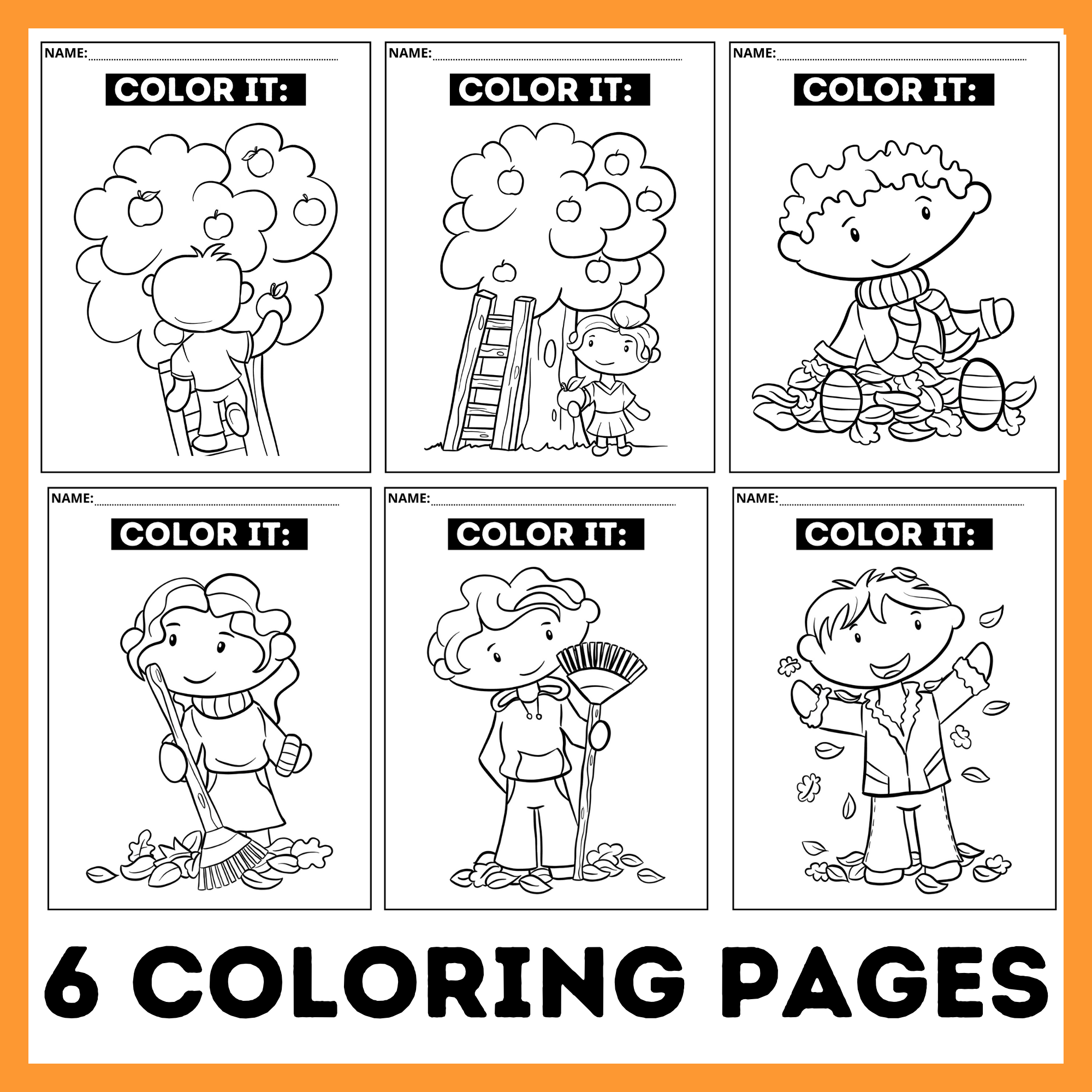 Fall Fun Busy Work Packet 1st Grade Morning Worksheets October Worksheets Made By Teachers