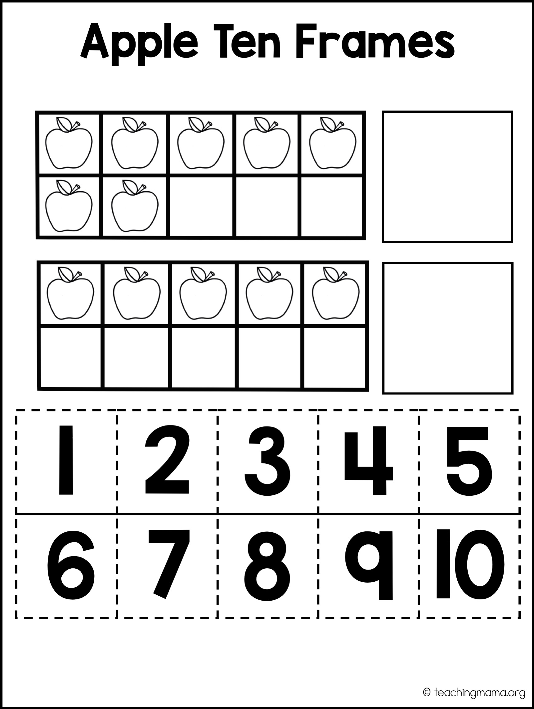 Kindergarten Math Worksheets Printable Packet