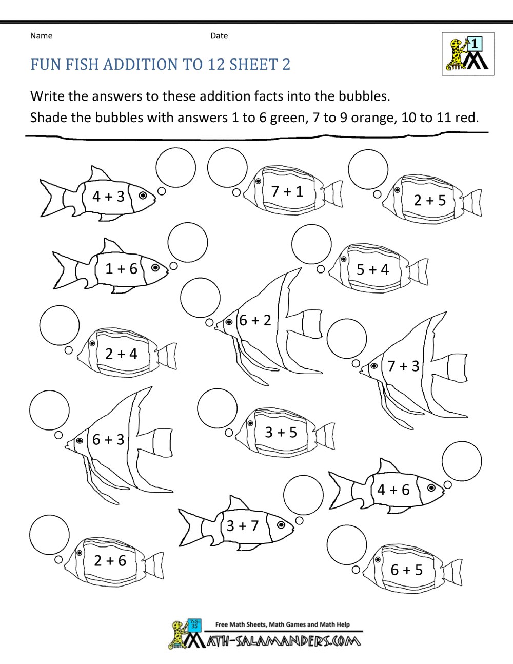 1st Grade Printable Worksheets Fun