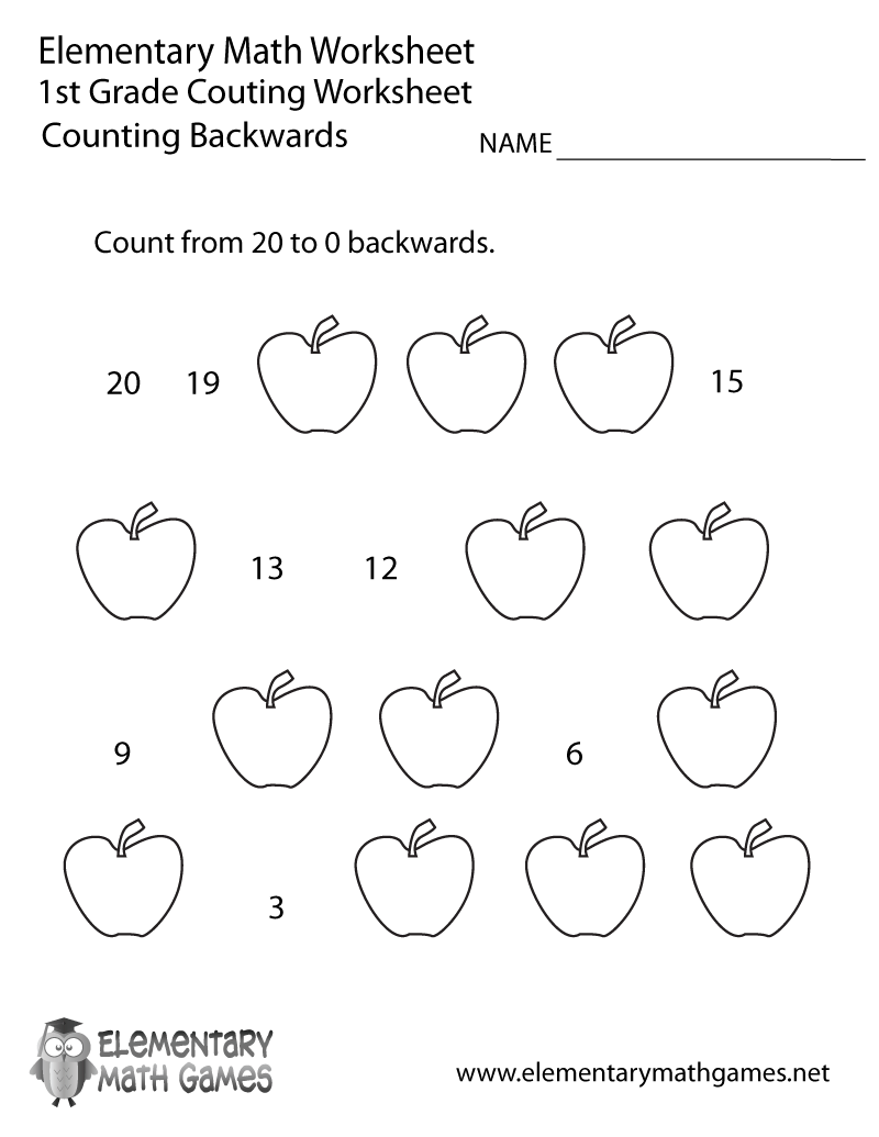 Printable 1st Grade Math Worksheets Free