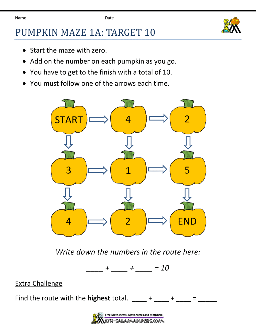 1st Grade Printable Math Worksheets Free